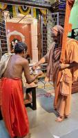 HH Swamiji's arrival at Varaha Venktesh Temple, Nagpur (28 March 2025)